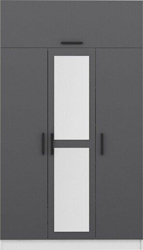 Garderoba, Minar 3 Kapak 255 - Anthracite, White