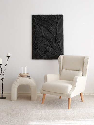 Fotelja Klam - Cream