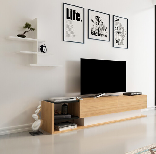 TV jedinica, Liza - Teak, White