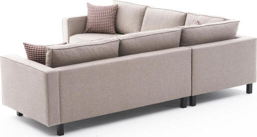 Kutna garnitura KALE LINEN, krem, Kale Linen - Cream