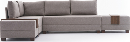 Kutna garnitura na razvlačenje FLY, lijeva, krem, Fly Left - Cream