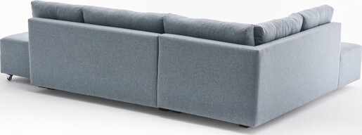 Kutna garnitura na razvlačenje, Svijetlo plava, Manama Corner Sofa Bed Left - Light Blue