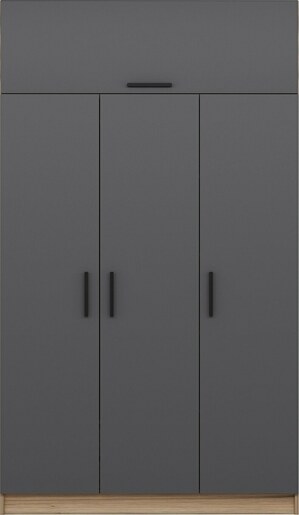Garderoba, Minar 3 Kapak 2 Çekmece 235 - Anthracite, Dore