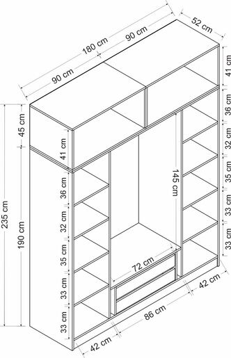 Garderoba, Kale - 3084