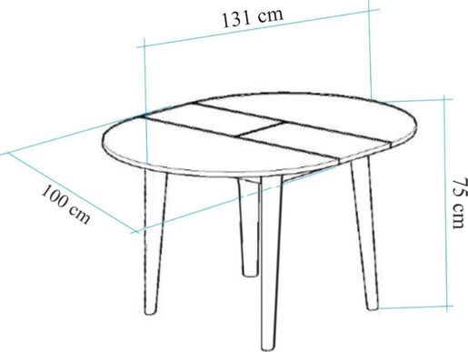 Proširivi stol za blagovaonicu Lexi