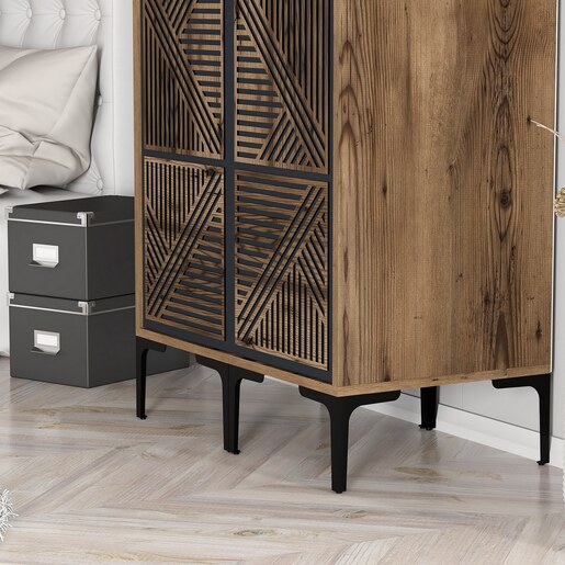 Ormar, Kumsal PP - Walnut, Anthracite