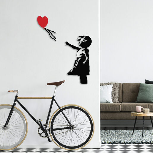 Metalna zidna dekoracija, Banksy - 14