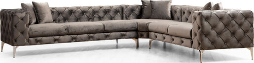 Kutna garnitura, Antracit, Como Left - Anthracite