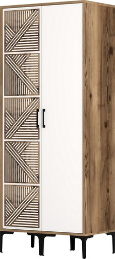 Ormar, Kumsal PS - Walnut, White