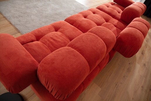 Trosjed Doblo 3 Seater ( L1-O1-1R) - Peach