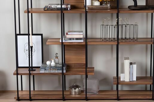 Polica za knjige COOPER, boja oraha