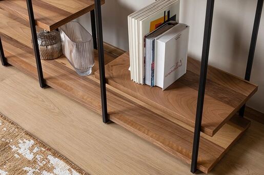 Polica za knjige COOPER, boja oraha