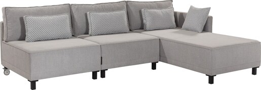 Kutna garnitura na razvlačenje Matris desni - sivi