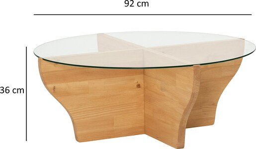 Stolić za kavu, Amphora - Teak