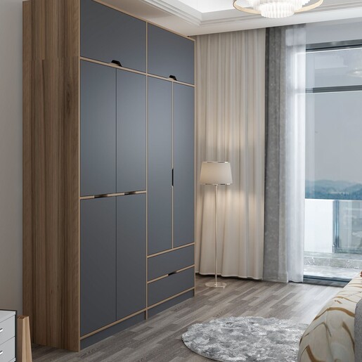 Ormar za odjeću ELINA - 8908, antracit, Dore