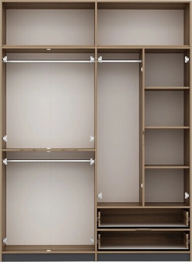 Ormar za odjeću ELINA - 8908, antracit, Dore