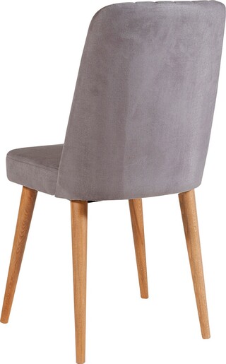 Set stolova i stolica (6 komada), Atlantski bor Bijela boja Sivo, Santiago 0701 - 2 AB