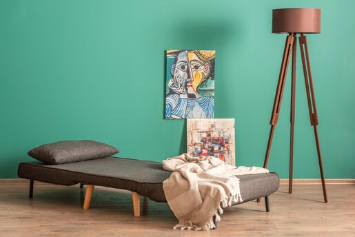 Fotelja na razvlačenje, Tamno siva, Folde Single - Dark Grey