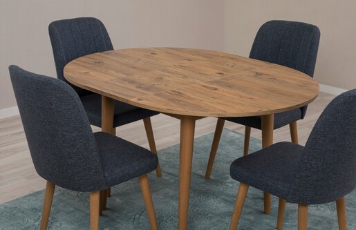 Proširivi blagavaonski stol i stolice (5 komada) Gabrielle