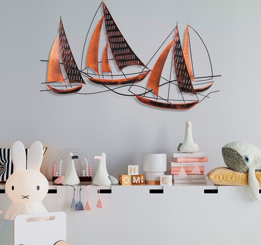 Ukrasni metalni zidni sat APS139LCA