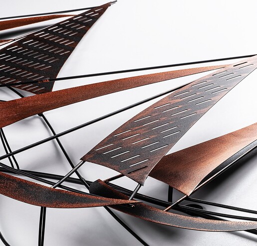 Ukrasni metalni zidni sat APS139LCA