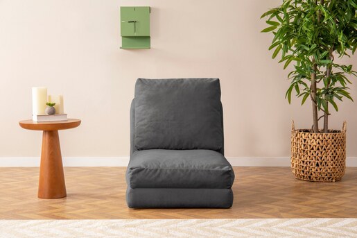 Fotelja na razvlačenje, Sivo, Taida - GR126