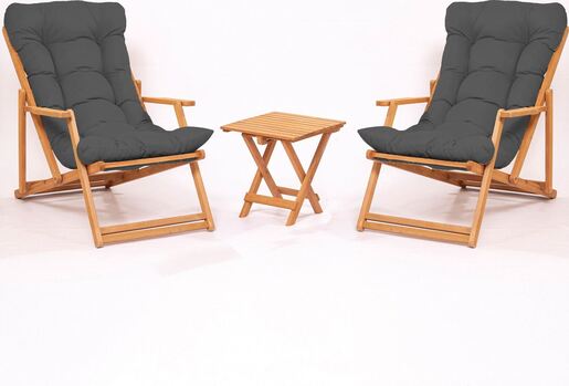 Set vrtnog namještaja - stol i stolice (3 komada) Erick