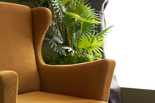 Fotelja wing LOLA gold, Lola Berjer - Gold