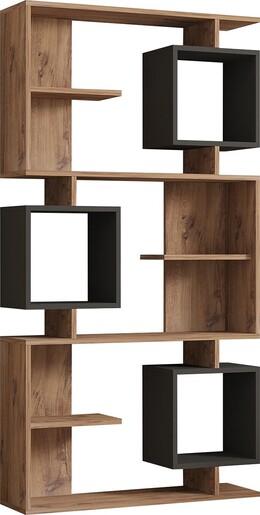 Polica za knjige, Icardi - Atlantic Pine, Anthracite