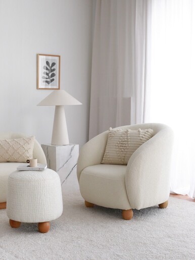 Fotelja Slon - bijela