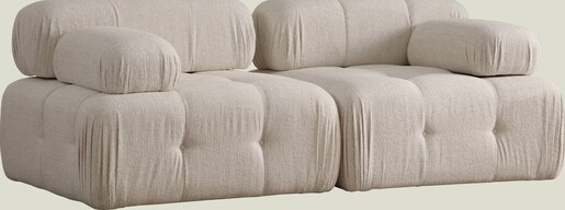 Dvosjed, Doblo 2 Seater ( L1-1R) Cream Bouclette