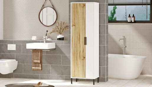 Višenamjenski ormarić, Orah Bijela boja, DY1-WK