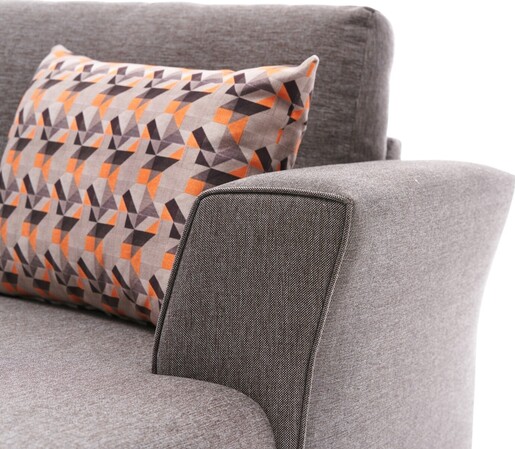 Kutna garnitura na razvlačenje, Smeđa, Eris - Brown