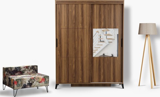 Garderoba, Pasific Home Fuga - 130 Ceviz Dolap