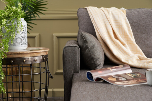 Kutna garnitura, Smeđa, Bella Corner Sofa Left - Brown