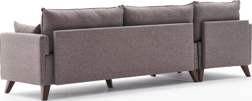 Kutna garnitura, Smeđa, Bella Corner Sofa Left - Brown