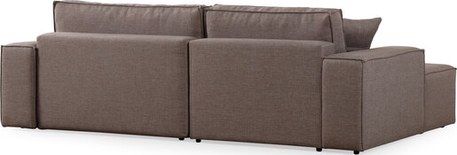 Kutna garnitura na razvlačenje Pirlo Corner lijevi - smeđa