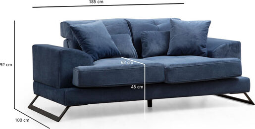 Dvosjed, Mornarsko plava, Frido - Navy Blue