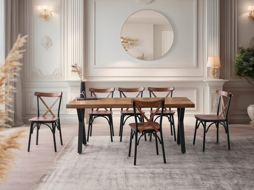 Stol za blagovaonicu GALA - 3022, boja oraha