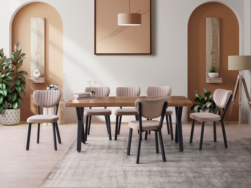 Stol za blagovaonicu GALA - 3022, boja oraha