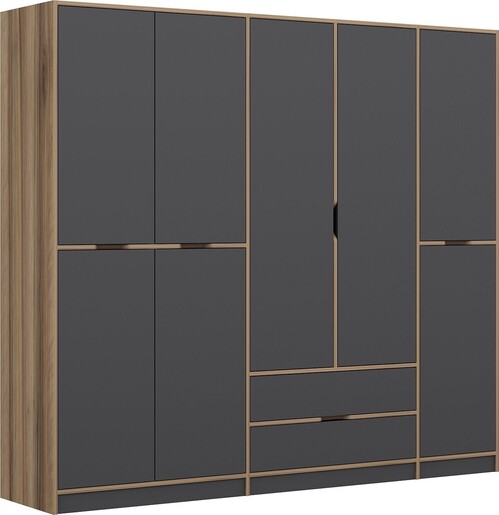 Ormar za odjeću ELINA - 8164, antracit, Dore