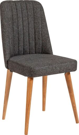 Komplet za blagovaonicu, stol, 2 stolice i klupa VINA PINE, Vina 1053 - Anthracite, Atlantic