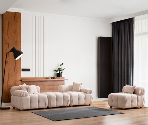 Kutna garnitura Bellini - Cream