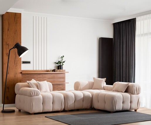 Kutna garnitura Bellini - Cream