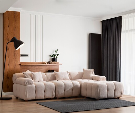 Kutna garnitura Bellini - Cream