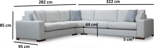 Kutna garnitura LOOP 20, bež, Loop 20