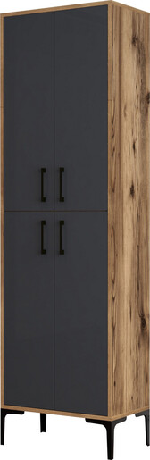 Komoda s više namjena, Berlin A - Walnut, Anthracite