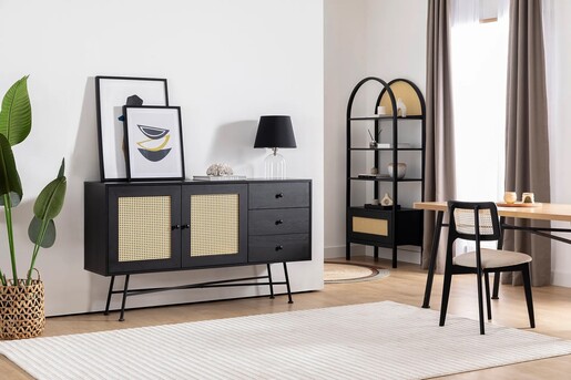 Komoda NALA 160 , crna boja