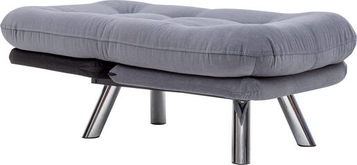 Fotelja na razvlačenje, Sivo, Misa Small Solo - Grey