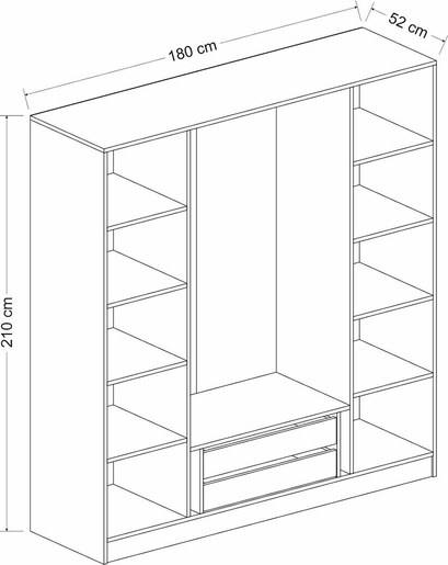 Garderoba, Kale Plus - 7810